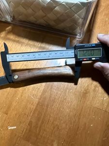 Couteau pliant de haute qualité en acier au carbone, lame à pointe tombante avec bord droit, manche en bois, prix de gros d'usine - Product Image 2