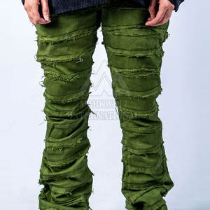กางเกงทรงซ้อนสำหรับผู้ชายกางเกงซักได้สำหรับผู้ชายดีไซน์ใหม่ล่าสุดทำตามสั่ง - Product Image 4