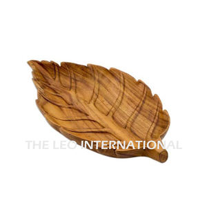 Matériau en bois forme ronde bol en émail blanc Style fantaisie aspect moderne servant des collations aux fruits bol décoratif pour la maison - Product Image 6