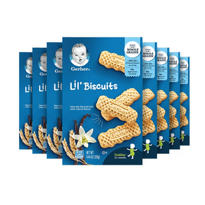 Gerber Lil Crunchies Snack-Cheddar doux | 8 + mois | Vente en gros Pack - Product Image 3