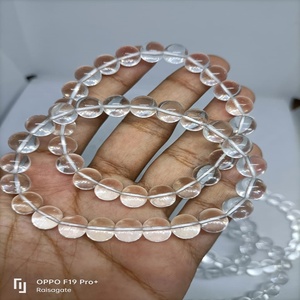 Wholesale Natural Clear Quartz Gemstone <b>Bracelet</b> Beads 8mm Durable Best Quality for Meditation & Fashion Use - Product Image 1