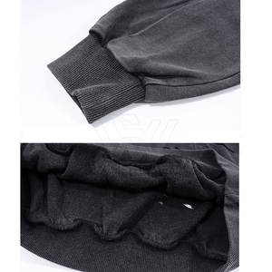 Ropa de calle transpirable de alta calidad Sudaderas con capucha desgastadas de moda personalizadas de buena calidad para hombres - Product Image 5