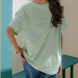 Logo personnalisé T-shirt surdimensionné Meilleur prix T-shirt surdimensionné T-shirt surdimensionné de couleur personnalisée Fabriqué au Pakistan - Product Image 4