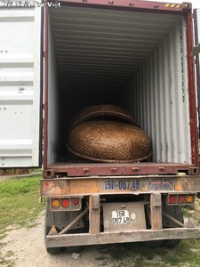 Coracle en bambou naturel pour décorer le siège de la maison 4 à 6 personnes - Product Image 6
