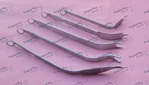 Ensemble de 5 rétracteurs antérieurs pour arthroplastie de la hanche Total Hip Das/Seng - Product Image 5