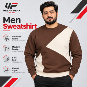Sweat-shirt élégant pour homme avec des combinaisons de couleurs tendance, coupe décontractée et design streetwear urbain contemporain - Product Image 6