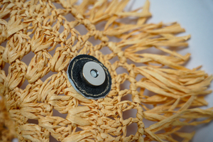 Bolso de mano de moda para mujer, de paja, con borlas y solapa, de fibra natural, ecológico, para playa y viajes, tendencia de verano - Product Image 4