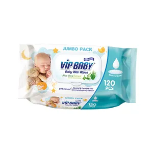 Aloe Vera Extract Gently Moisturizing Jumbo Pack VIP Baby Wet Wipes at Lowest Price VIP Baby Wet Wipes