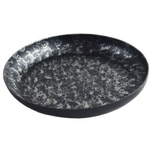 Ensemble de quatre assiettes de service, idéal pour la décoration de table d'hôtel et de restaurant, assiette à salade entièrement arrondie, assiette en bois pour aliments - Product Image 6