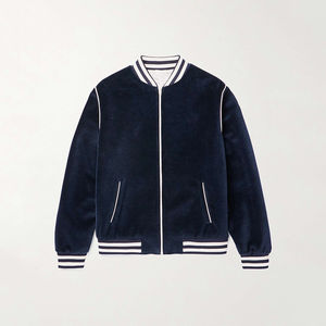 Veste de baseball universitaire personnalisée pour hommes veste de baseball universitaire en velours brodé de luxe veste de baseball universitaire pour hommes - Product Image 1