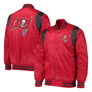 Veste d'hiver vintage personnalisée pour hommes Bomber de cavalier de baseball de démarreur veste en satin de l'équipe sportive universitaire - Product Image 6