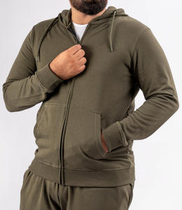 Custom Logo <b>3D</b> Embroidery 100% Cotton Oversized Loose Base Style Solid Color Stylish Pullover Men's Hoodies Wholesale Price - Product Image 4