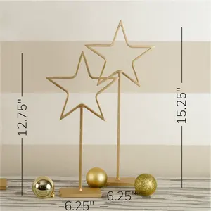 Forme d'arbre de Noël en métal décoratif personnalisé Dessus de table décoratif - Product Image 5