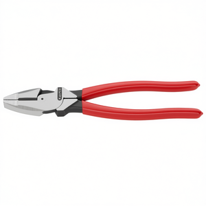 For Knipex American <b>Style</b> Lineman's Pliers Black Atramentized Handles with Non-Slip Plastic Coating <b>Head</b> Polished - Product Image 3