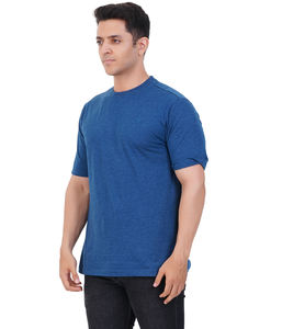 Camiseta de algodón con cuello redondo para hombre en diferentes métodos de impresión y material Camiseta de cuello redondo para hombre en stock a la venta - Product Image 1