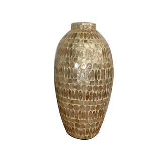 Vase à fleurs haut décoratif en aluminium de finition antique décoration de maison et de mariage avec pot de fleur en métal de dernière conception - Product Image 6