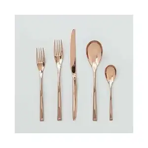 Ensemble de couverts en acier inoxydable de qualité supérieure Couverts portables pour ustensiles de cuisine Accessoires de table Idéal pour les repas et l'utilisation quotidienne - Product Image 3