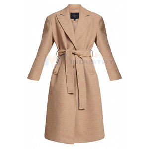 Manteaux pour femmes Nouveau style Automne Hiver Personnalisé Épais Chaud Double boutonnage Casual Long Manteau en laine pour femmes - Product Image 2