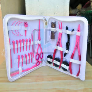 LUNAR แนะนำการผลิตใหม่ผมขยายชุดเครื่องมือในสีชมพูร้อนกับแบรนด์ที่กำหนดเองฟรีติดฉลาก - Product Image 6