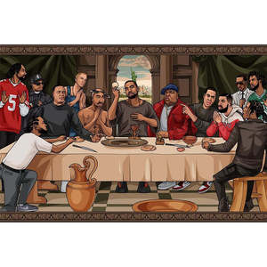 Póster de Hip Hop de la Última Cena para Decoración de Pared - Product Image 1