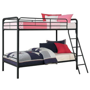 Cama de metal minimalista moderna con acceso seguro a la escalera - Product Image 2