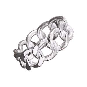 Handmade 925 Sterling <b>Dainty</b> Jewelry Cute and Trendy 925 Sterling Silver Chain <b>Ring</b> for Wedding - Product Image 1