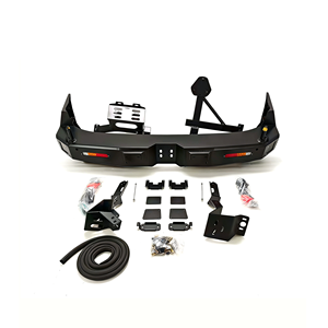 กันชนหลังเหล็กสำหรับงานหนักแบบออฟโรด พร้อมที่ยึดยางอะไหล่และที่ใส่ถังน้ำมัน สำหรับรถยนต์โตโยต้าแลนด์ครุยเซอร์ LC250 ปี 2024+ - Product Image 2