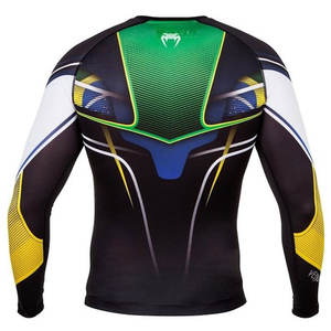 Ensemble De Compression MMA BJJ Sublimé HQ Print Rash Guard Shorts No Gi Grappling Jiu Jitsu Kimono De Jiu Jitsu Stretch Feature - Product Image 2