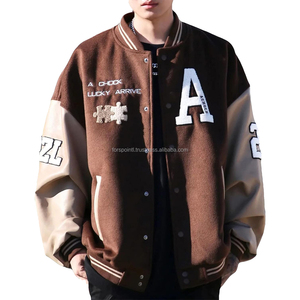 Hot Selling Mens Varsity Jacket Casual Street Wear Winter Jacket 2025 Fashionable Custom Men Jackets - Product Image 4