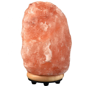 Lampes en sel de l'Himalaya de qualité supérieure sculptées à la main en forme naturelle de sel rose 1-2kg pour la décoration intérieure du bureau au Pakistan vente en gros - Product Image 4