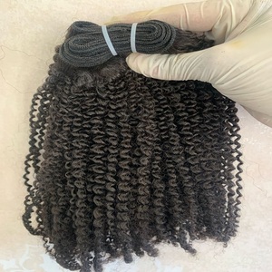 Venta al por mayor de cabello indio en la India 8A Virgen sin procesar vendedores de cabello indio rizado virgen crudo indio templo cabello directamente de la India - Product Image 1