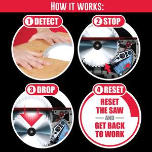 เลื่อยวงเดือนไฟฟ้าระดับมืออาชีพ พร้อมระบบรางเลื่อน TGlide ขนาด 52 นิ้ว กำลัง 3 แรงม้า สำหรับงานไม้ รับประกัน 3 ปี - Product Image 1