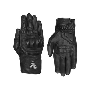 Gants de moto d'hiver respirants, compatibles écran tactile, antidérapants, bonne adhérence, fermeture éclair intégrale, protection des phalanges rigides, pour hommes - Product Image 1