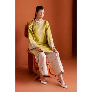 Ensemble chemise et pantalon brodés BATIK-2Piece pour le printemps/été-BIC-265 - Product Image 6