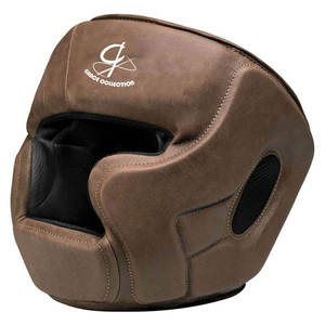 Protector de cabeza de cuero ligero, ropa protectora de lucha para boxeo, parches personalizados, protección de cabeza, protector de cabeza de boxeo - Product Image 4