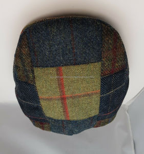 Gran oferta Unisex logotipo personalizado hecho a mano bordado Logo 100% lana espiga Tweed sombreros - Product Image 6