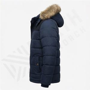 Veste parka décontractée pour homme, automne, chaude, à capuche, trench-coat, fourrure de mouton, grande taille, col montant, respirante, vêtements de loisirs de plein air - Product Image 3