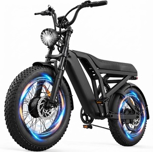 Bicicleta Eléctrica de 8000W con Doble Motor para Adultos, Más de 40 MPH, 58.8V 31.5AH 150 Millas de Autonomía |   Bicicleta eléctrica de largo alcance, con neumáticos gruesos de 20" x 4", doble motor - Product Image 1