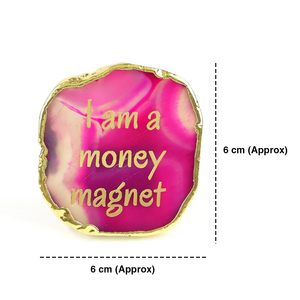 Piedra de Cristal de Ágata Multicolor, Ecológica, Religiosa, Símbolo de Atracción de Dinero, Rodajas Decorativas para Mesa, Oficina, Escritorio, Hogar y Auto - Product Image 3