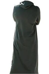 เสื้อคลุมผู้ชายแบบมีฮู้ด ซิปหน้า ดีไซน์แบบซาอุดิอาระเบีย ชุดยาวแบบ Thobe / Thawb สำหรับชาวมุสลิม - Product Image 4