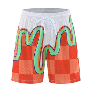 Shorts de sport en maille personnalisés avec logo pour hommes, séchage rapide et respirant, pour la gym, la course et le fitness – Vente en gros - Product Image 4