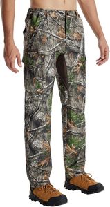 Pantalon de chasse unisexe décontracté de haute qualité, deux couleurs, 65% polyester, 35% coton, imperméable, coupe-vent, fermeture éclair et bouton sur le devant - Product Image 2