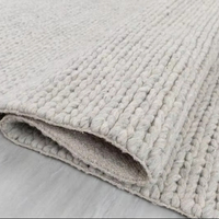 Haute qualité naturel neutre crème blanc Choti couleur laine Boho Sumac armure résistant au feu échantillon disponible tapis de sol projets domestiques