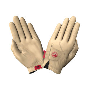 Guante de golf transpirable suave antideslizante de cuero Cabretta con logotipo personalizado, precio de venta al por mayor, guantes de golf de piel de oveja para hombre 2025 - Product Image 1