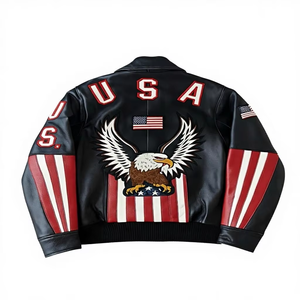 Chaqueta de Cuero con Bordado 3D para Hombre, Marca Quanta International 2026, la Mejor Llegada, Impermeable, Cortavientos, Estilo Urbano, Chaqueta de Invierno, Pakistán - Product Image 1