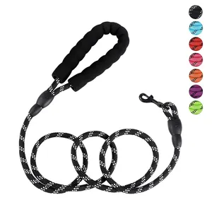 Pet Traction Rope Explosion-proof Dog Rope Reflective Round Rope Dog Chain Dog Leash Without Hand Traction