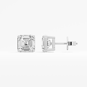 Statement Asscher ต่างหูสตั๊ดเพชร3.00 CTW Lab ปลูกในทองคำ14K 18K เครื่องประดับคุณภาพดีขายส่ง - Product Image 2
