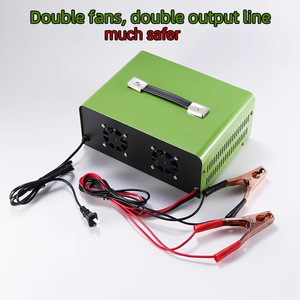 Chargeur de batterie pour véhicule électrique 800W 12-24V avec affichage LED, bornes à clip, haute puissance 50A - Product Image 3