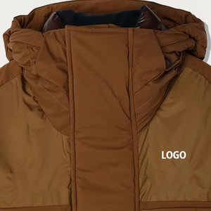 Veste matelassée à capuche pour homme, en duvet épais et chaud, sur mesure, en gros, OEM, 2026 - Product Image 2
