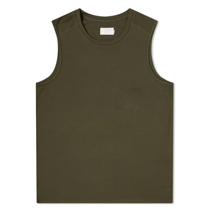 Custom <b>logo</b> Cotton Spandex Loose Split Hem Muscle Mens Workout Quick Dry Running Stringer Sports Gym tank Top Me - Product Image 1